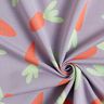 French Terry large carrots – mauve,  thumbnail number 3