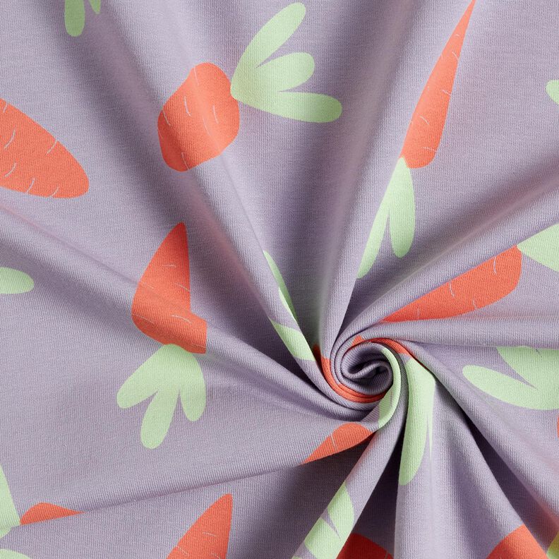 French Terry large carrots – mauve, image number 3