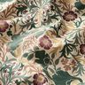 Decor Fabric Half Panama ornate flowers – natural,  thumbnail number 2