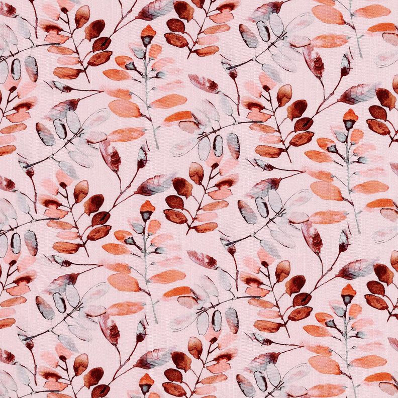 Eucalyptus viscose linen blend – pink,  image number 1