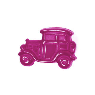 Plastic button, little classic car 58, 