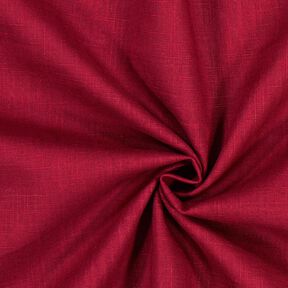 Linen fabric Ramie mix medium – dark red | Remnant 50cm, 