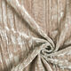 Plain Crushed Velvet – dark taupe,  thumbnail number 3