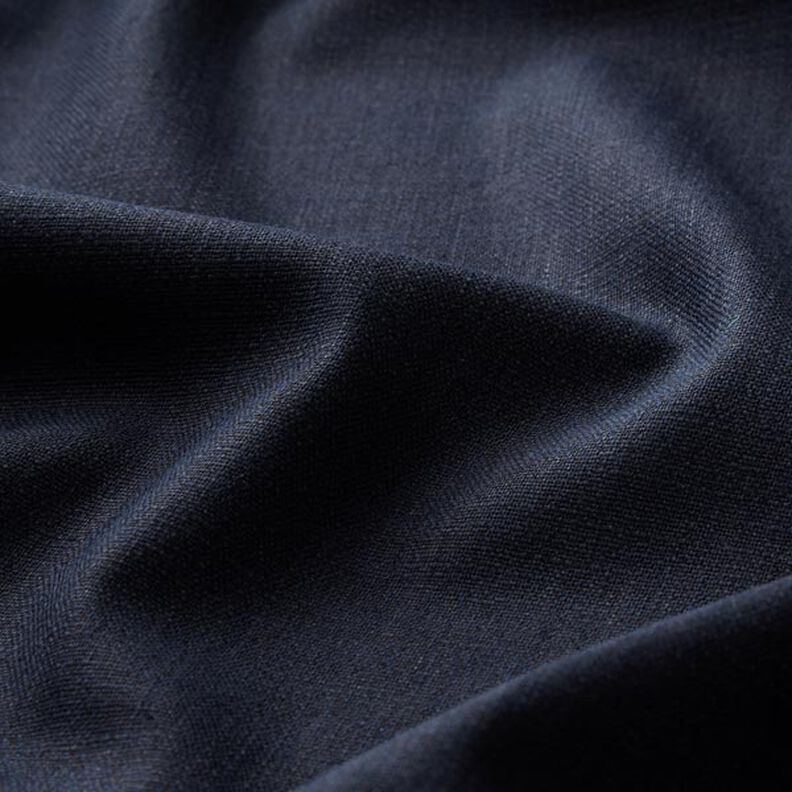 Linen fabric Stretch  – navy blue,  image number 3