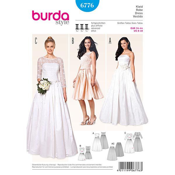 Corset Dress, Burda 6776,  image number 5