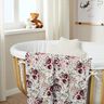 Double Gauze/Muslin Watercolour Roses Digital Print – white,  thumbnail number 8