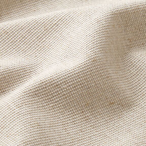 Decor Fabric Half Panama Ribbed Recycelt Cotton – beige | Remnant 120cm, 