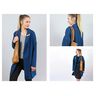 FRAU KATI Sweatshirt Jacket with Shawl Collar & Box Pleats | Studio Schnittreif | XS-XXL,  thumbnail number 2