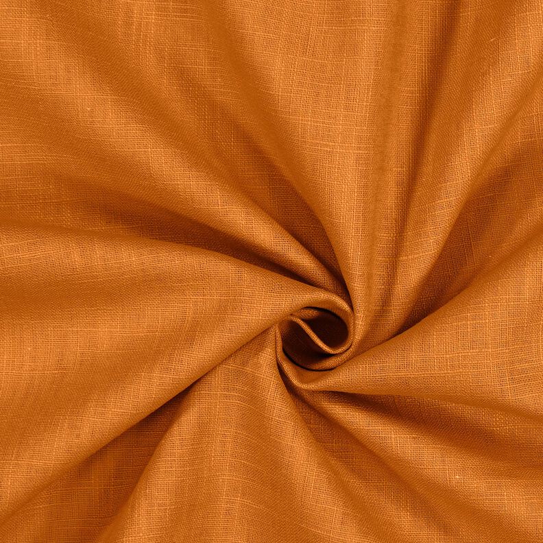 Linen fabric Ramie mix medium – caramel,  image number 1