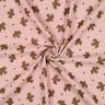 GOTS Double Gauze/Muslin Birds and hearts | Poppy Fabrics – dusky pink,  thumbnail number 4