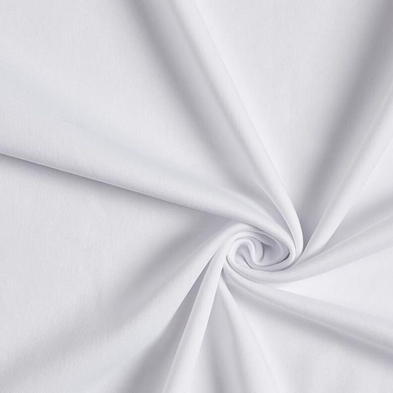 Lightweight Crepe Scuba – white,  image number 1
