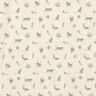 Organic Cotton Poplin cats and paw prints – offwhite/grey,  thumbnail number 1