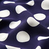 Crepe Weave polka dots [2.5 cm] – navy blue,  thumbnail number 2