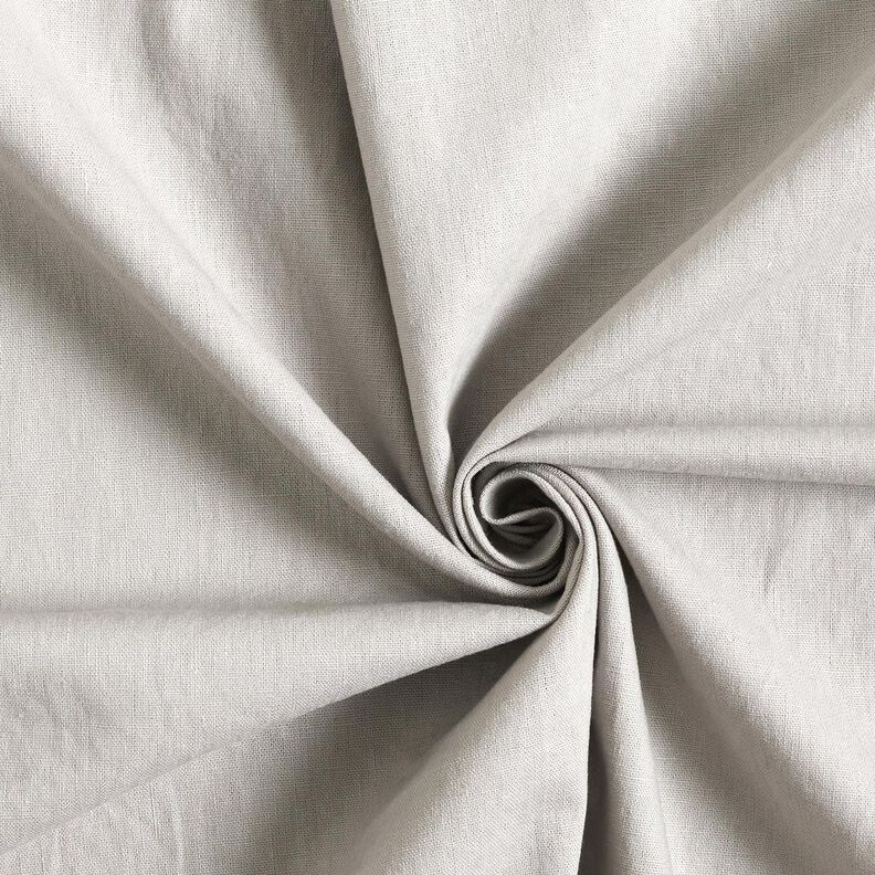 washed linen cotton blend – light grey,  image number 1