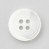 4-hole button round [Ø 15 mm] – white,  thumbnail number 1