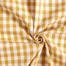 Cotton Vichy check 1 cm – mustard/white,  thumbnail number 3