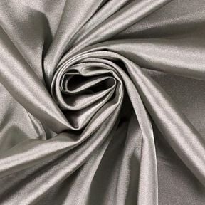 Stretch Satin – silver metallic, 