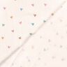 Double Gauze/Muslin colourful hearts Digital Print – white,  thumbnail number 4