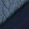 Cabled Cloque Jacquard Jersey – denim blue,  thumbnail number 4