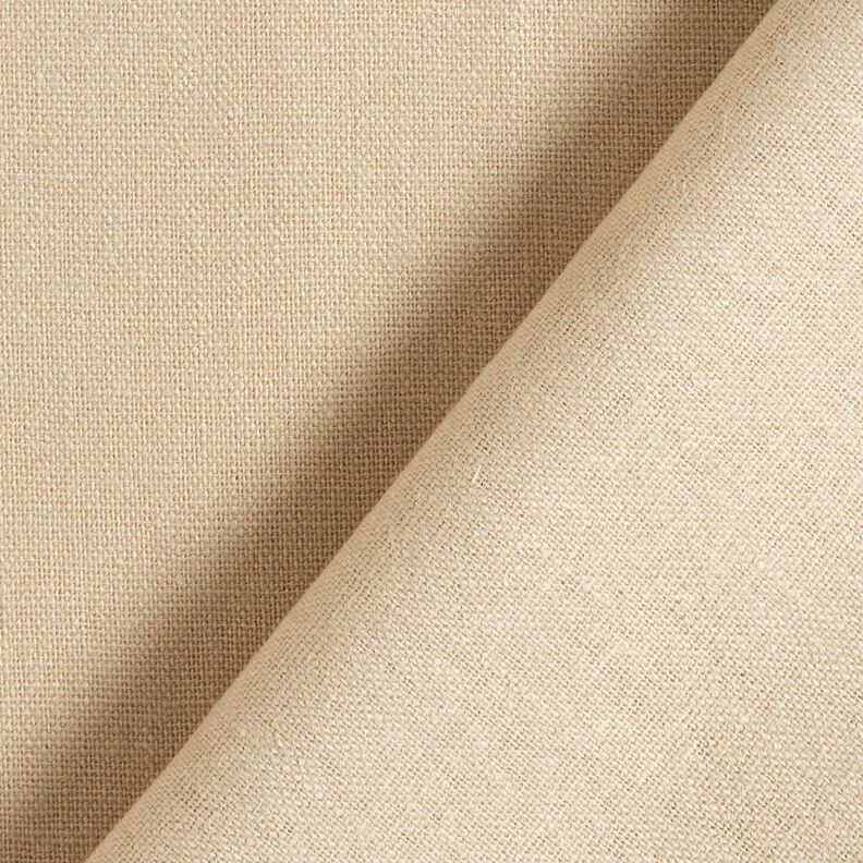 pure heavy linen Plain – cashew,  image number 3