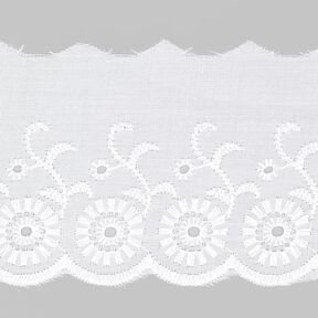 Floral Scallops – white, 