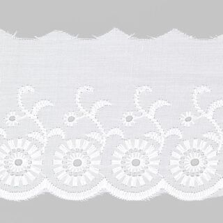 Floral Scallops – white, 