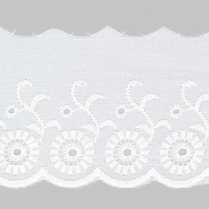 Floral Scallops – white,  image number 1