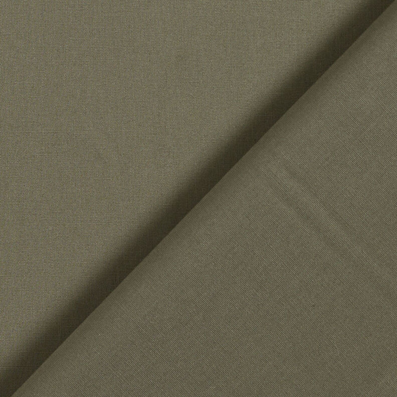Stretch Poplin Plain – khaki,  image number 3