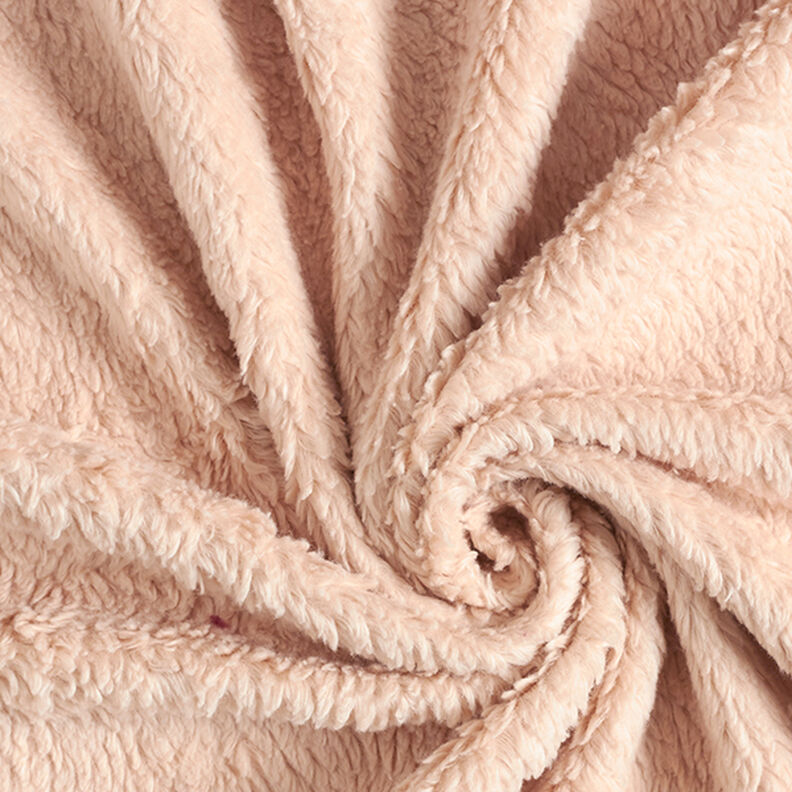 Plain cotton sherpa – beige,  image number 3