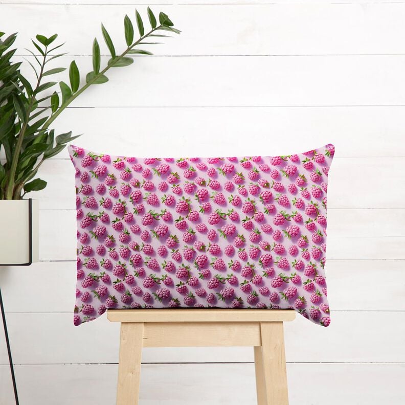 Cotton Poplin bright raspberries – pastel violet/apple green, image number 6
