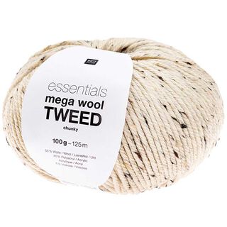 Essentials Mega Wool Tweed Chunky| Rico Design – natural, 