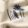Cotton Jersey Hawaii Feeling – light taupe,  thumbnail number 2