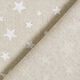 Decor Fabric Half Panama stars – natural/white,  thumbnail number 4
