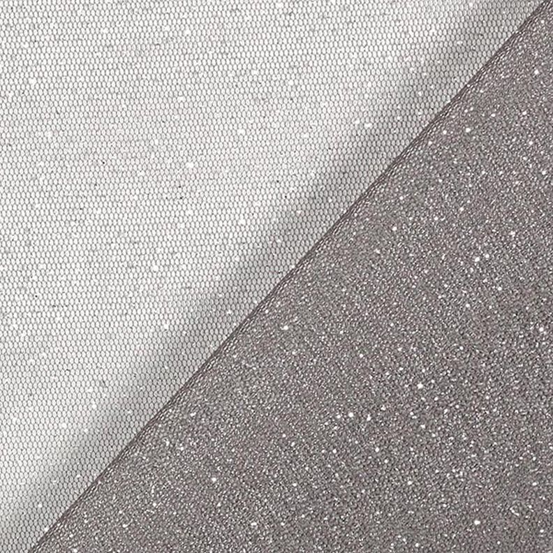Royal Glitter Tulle – dark grey/silver,  image number 5