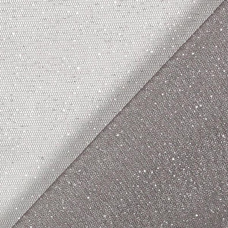Royal Glitter Tulle – dark grey/silver,  image number 5