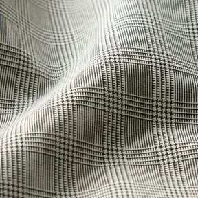 Prince of Wales check trouser fabric – light grey, 