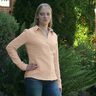 Pastel Mother of Pearl Button - light beige,  thumbnail number 7