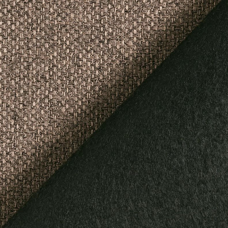 Upholstery Fabric fine relief structure – dark brown,  image number 3