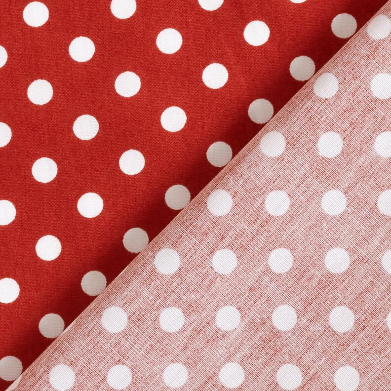 Cotton Poplin Polka dots – terracotta/white,  image number 4