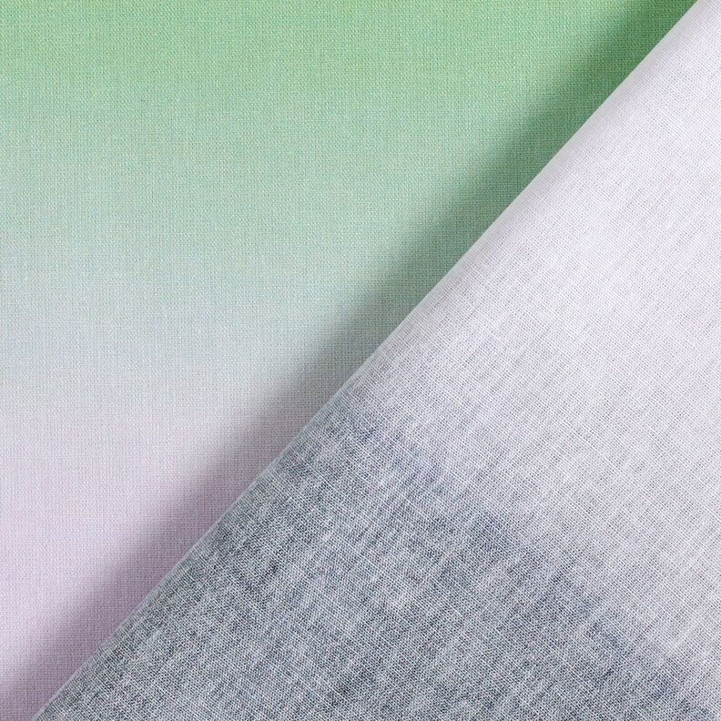 GOTS Cotton Batiste gradient sunset | TCC x LOOKS by Wolfgang Joop – light green/mauve,  image number 6