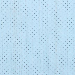 Glitter stripes and dots chiffon – light blue, 