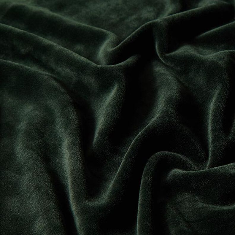 Stretch Velvet Nicky Velours – dark green,  image number 2
