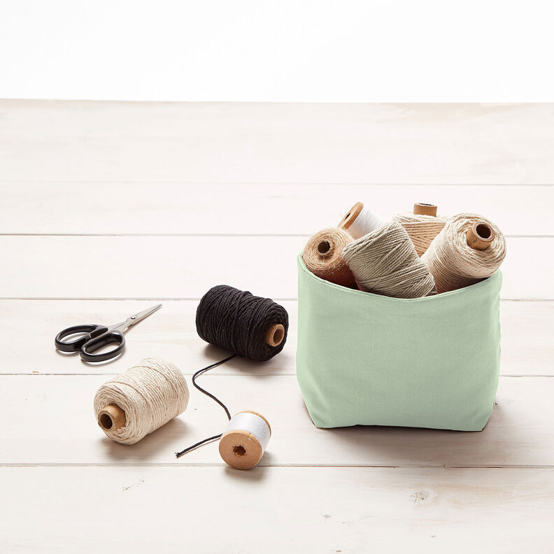 Cotton Cretonne Plain – pale mint,  image number 7