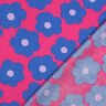 Cotton Poplin Big Flower | Nerida Hansen – intense pink/denim blue,  thumbnail number 4