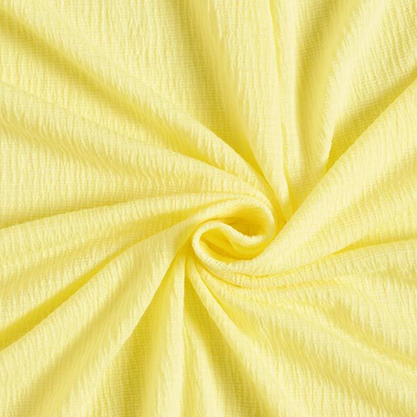 Crinkle jersey Plain – light yellow,  image number 1