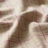 Viscose Blend Prince of Wales check with lurex – almond/grape,  thumbnail number 2