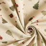 Decor Fabric Half Panama Christmas Tree – anemone/light khaki,  thumbnail number 3