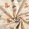 Alpine Fleece flying animals Digital Print – light beige,  thumbnail number 3