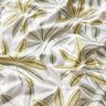 Decor Fabric Half Panama colourful leaves – white/olive,  thumbnail number 2
