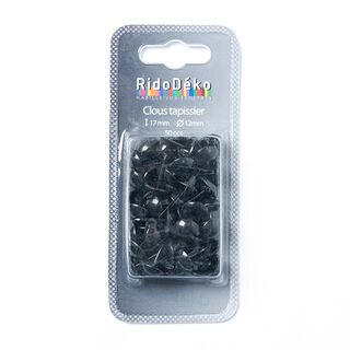 Upholstery Tacks [ 17 mm | 50 Stk.] - black, 